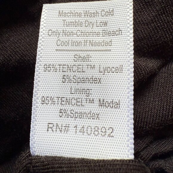 Marine Layer Size M Black Lexi Rib Long Sleeve Scoop Neck Midi Bodycon Dress - Picture 5 of 16